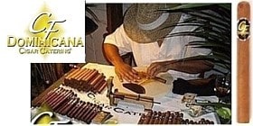 Cigar roller at wedding recption on Peachtree