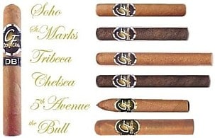 Sample of initials on SoHo robusto cigar